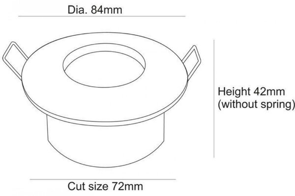 Deko-Light Kapego stropní vestavné svítidlo 12V DC GU5.3 / MR16 1x max. 35,00 W stříbrná mat 110001
