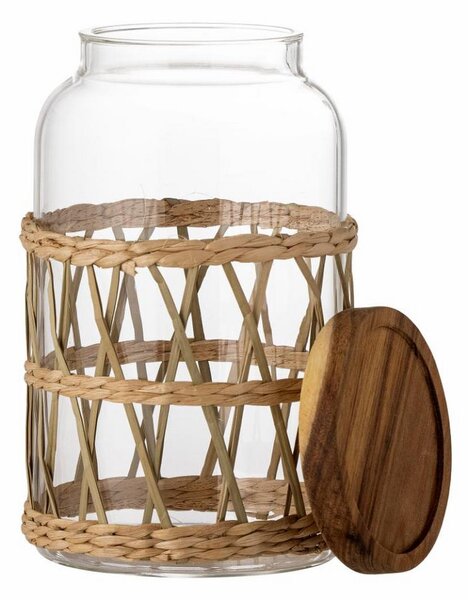 Skleněná dóza Manna Glass Nature 1300 ml Bloomingville
