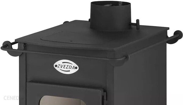 ZVEZDA Retro 22, Volně stojící kamna na dřevo s prosklením, 6,8 kW, Ø 130 mm