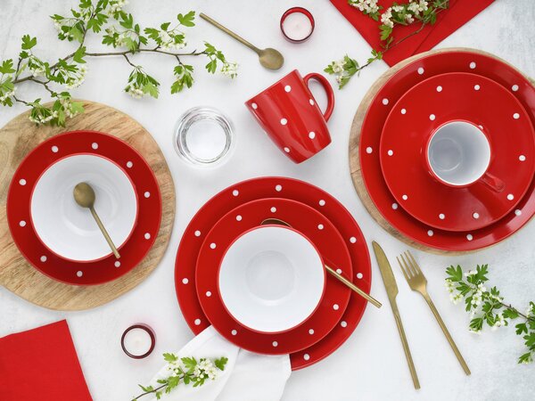 KOMBINOVANÁ SOUPRAVA, 16dílné, kamenina Creatable - Online Only nádobí, Online Only