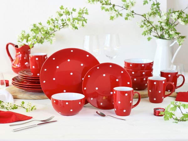KOMBINOVANÁ SOUPRAVA, 16dílné, kamenina Creatable - Online Only nádobí, Online Only