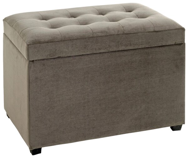 TRUHLOVÁ LAVICE, textil, kompozitní dřevo, 58/42/39 cm - Taburety, Online Only