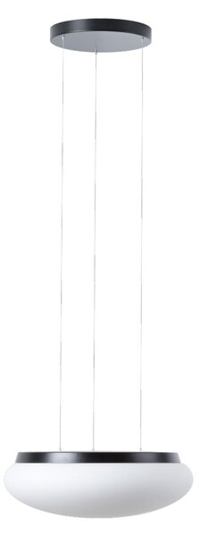 Osmont ARA67494 Arakis 3 LE, černé závěsné svítidlo z triplexového skla, 27W LED 3000K, prům. 44,5cm
