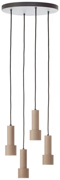 Brilliant - Lustr na lanku CADIZ 4xGU10/10W/230V pr. 35 cm bronzová