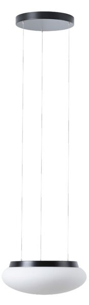 Osmont ARA67423 Arakis 2 LE, černé závěsné svítidlo z triplexového skla, 14W LED 3000K, prům. 35cm