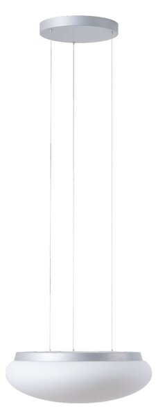 Osmont ARA67490 Arakis 3 LE, stříbrné závěsné svítidlo z triplexového skla, 27W LED 3000K, prům. 44,5cm