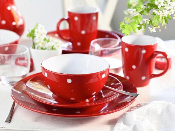 KOMBINOVANÁ SOUPRAVA, 16dílné, kamenina Creatable - Online Only nádobí, Online Only