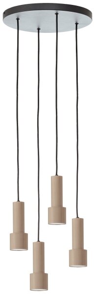Brilliant - Lustr na lanku CADIZ 4xGU10/10W/230V pr. 35 cm bronzová