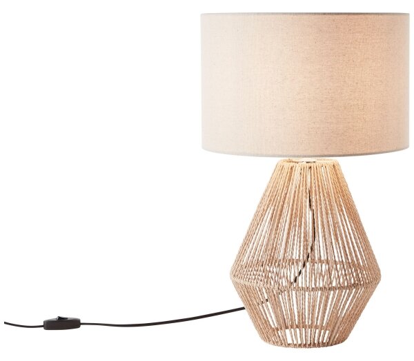 Brilliant - Stolní lampa LARAINE 1xE27/42W/230V béžová