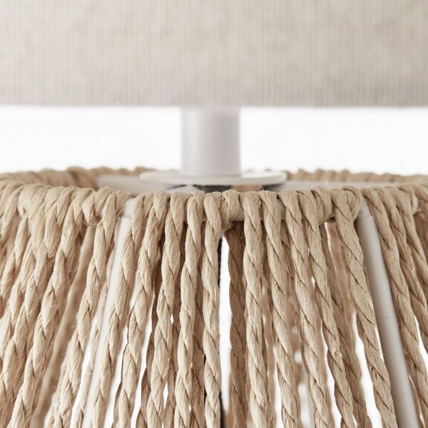 Brilliant - Stolní lampa LARAINE 1xE27/42W/230V béžová