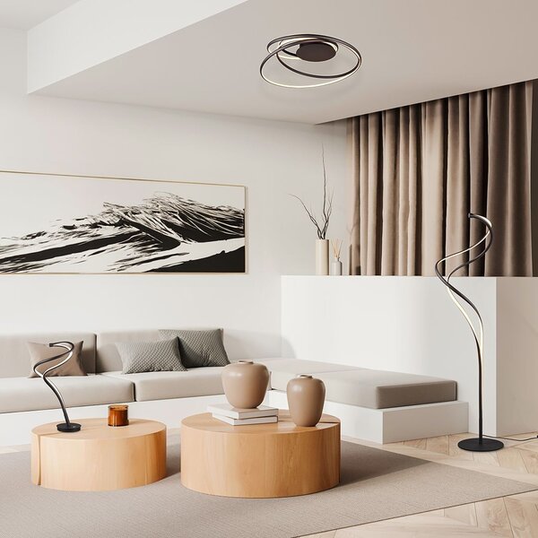 Trio SELECT T444310132 LED stojací lampa NALA | 46W integrovaný LED zdroj | 5500lm | 2300+3000+4000K