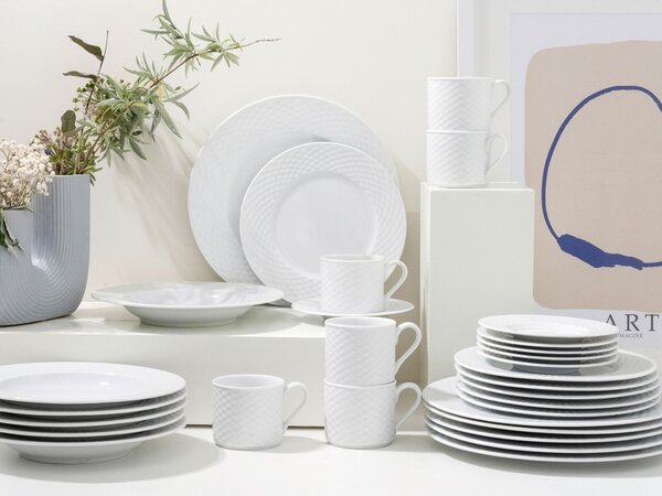 KOMBINOVANÁ SOUPRAVA, 30dílné, porcelán Creatable - Online Only nádobí, Online Only
