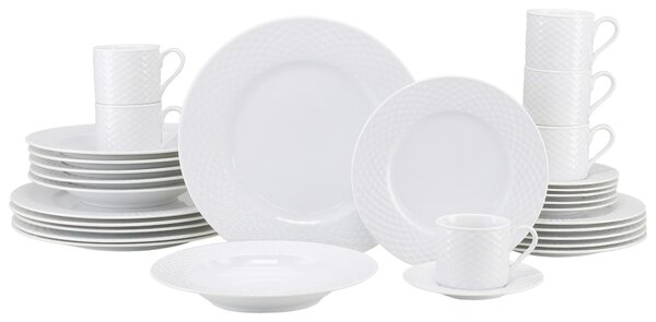 KOMBINOVANÁ SOUPRAVA, 30dílné, porcelán Creatable - Online Only nádobí, Online Only