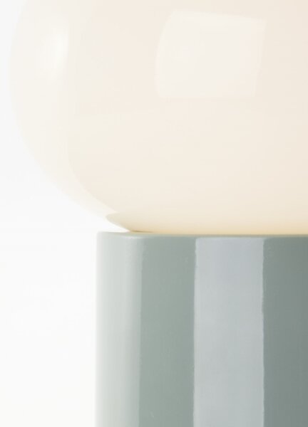 Brilliant - Stolní lampa KNUT 1xE27/25W/230V zelená/bílá