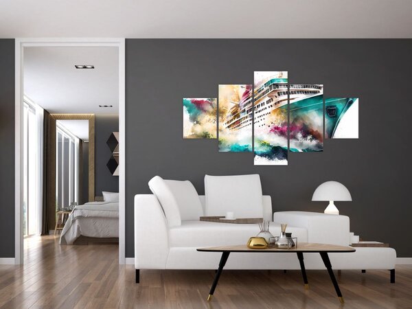 Obraz - Akvarelové moře (125x70 cm)