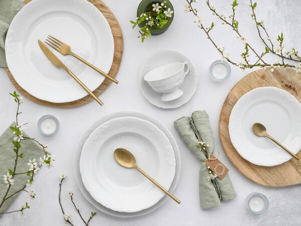 KOMBINOVANÁ SOUPRAVA, 30dílné, porcelán Creatable - Online Only nádobí, Online Only