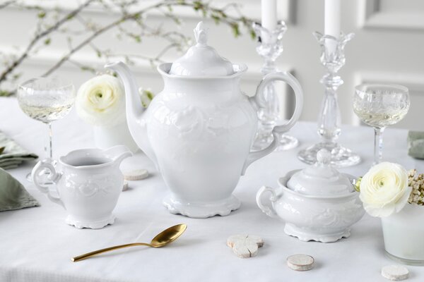 KÁVOVÁ SOUPRAVA, porcelán Creatable - Online Only nádobí, Online Only