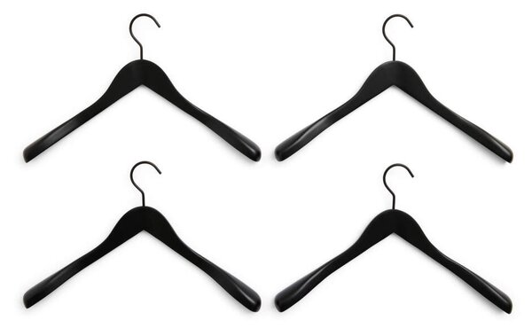 HAY Ramínka Smooth Wide set 4ks, black