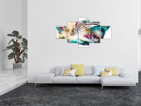 Obraz - Akvarelové moře (125x70 cm)