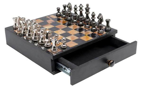 Kare designové šachy Chess Antique