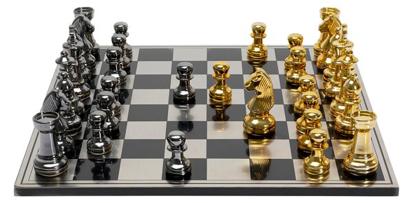 Kare designové šachy Chess (60 x 60 cm)