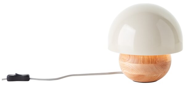 Brilliant - Stolní lampa NALAM 1xE14/40W/230V šedá/jasan