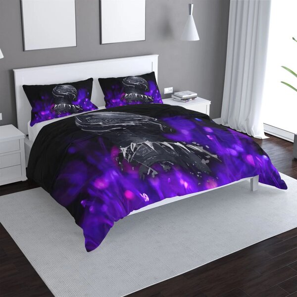Sablio Povlečení BLACK PANTHER Fialová luminescence - 140x200 / 90x70