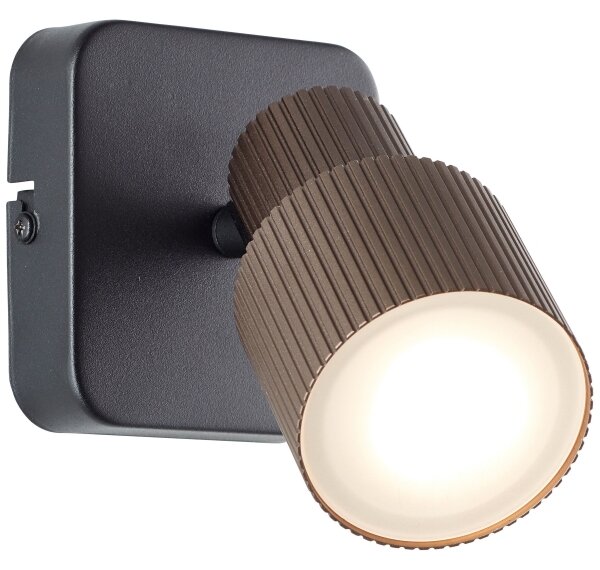Brilliant - LED Nástěnné bodové svítidlo CADIZ 1xGU10/5W/230V bronzová