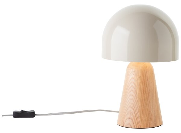 Brilliant - Stolní lampa NALAM 1xE14/40W/230V béžová/jasan