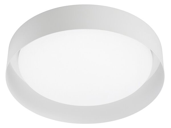 Linea Light 8285 Crew_2, stropní svítidlo s bílým límcem, 12W LED 3000K, prům. 26cm