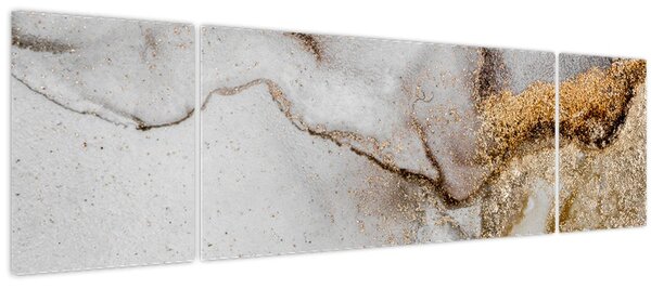 Obraz - Mramorový inkoust (170x50 cm)
