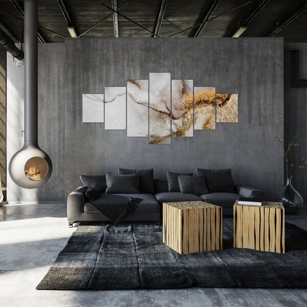 Obraz - Mramorový inkoust (210x100 cm)