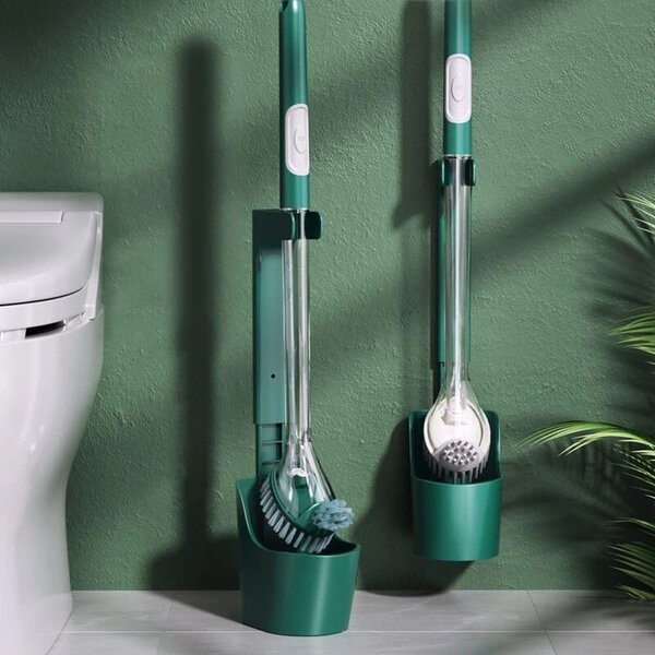 4Leaders Kartáč na wc s dávkovačem čistících prostředků s držákem 49 cm