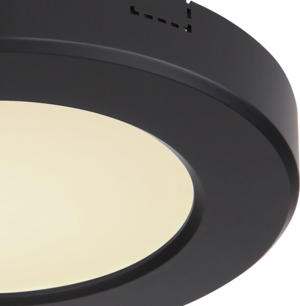 Stropní LED svítidlo LASSE 1 černá