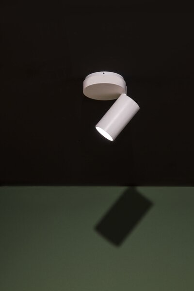 Linea Light 8466 Bart_S, bílé spotové svítidlo, 11W LED 3000K stmívatelné, délka 11cm
