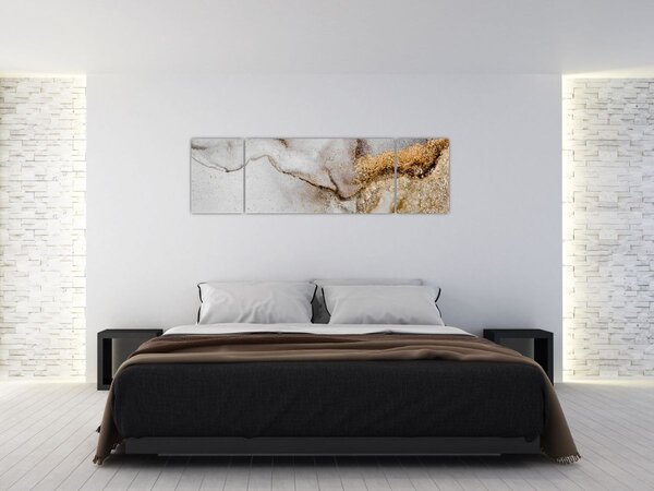 Obraz - Mramorový inkoust (170x50 cm)