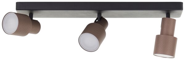Brilliant - LED Bodové svítidlo CADIZ 3xGU10/5W/230V bronzová
