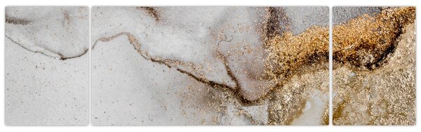 Obraz - Mramorový inkoust (170x50 cm)