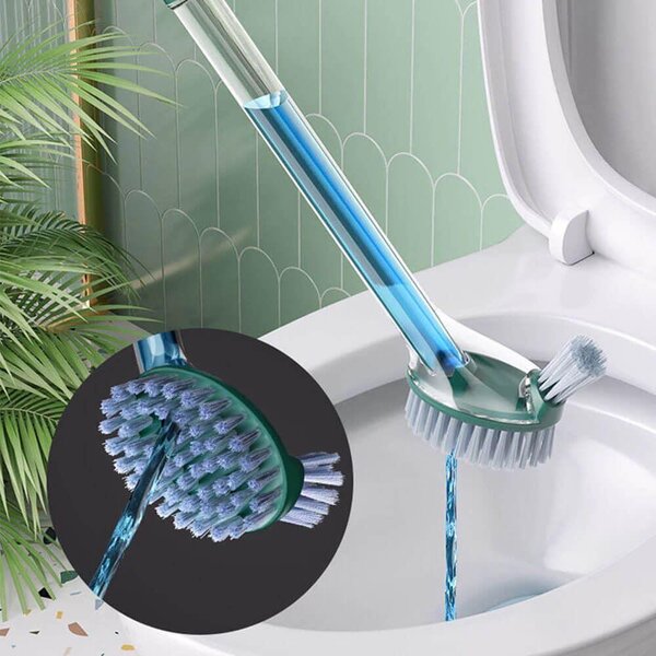 4Leaders Kartáč na wc s dávkovačem čistících prostředků s držákem 49 cm