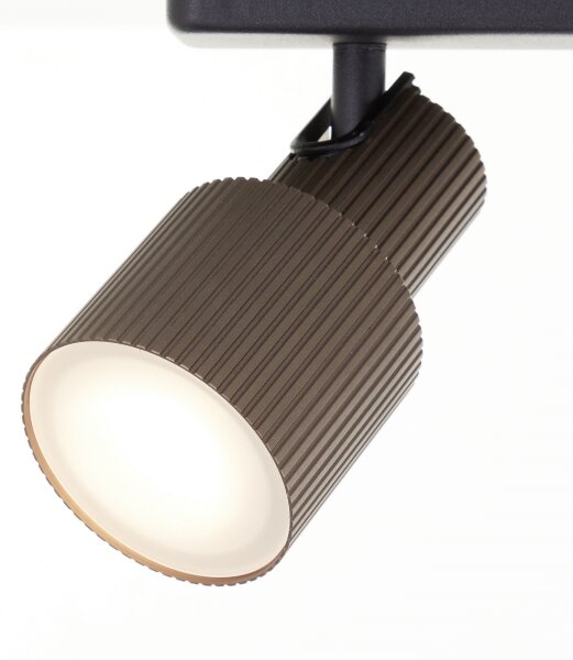 Brilliant - LED Bodové svítidlo CADIZ 3xGU10/5W/230V bronzová