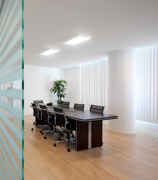 Linea Light CA007DWHMDI Tara dimmable, bílé stropní svítidlo, 44W LED 2700K stmívatelné phase-cut, 54x29cm