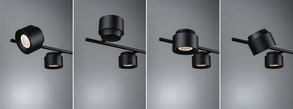 Paulmann 79773 Puric Pane, moderní závěsné svítidlo s nastavitelnými reflektory, 6x6,5 LED 2700K tříkrokové stmívání, délka 100cm