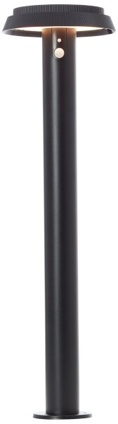 Brilliant - LED Solární lampa se senzorem ALVERO LED/4W/3,7V 70 cm IP44 černá