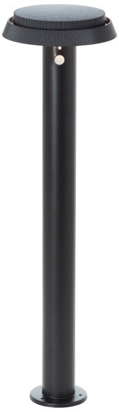 Brilliant - LED Solární lampa se senzorem ALVERO LED/4W/3,7V 70 cm IP44 černá