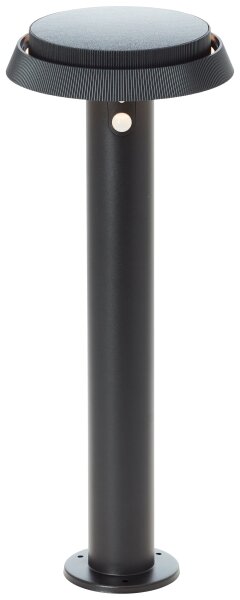 Brilliant - LED Solární lampa se senzorem ALVERO LED/4W/3,7V 50 cm IP44 černá