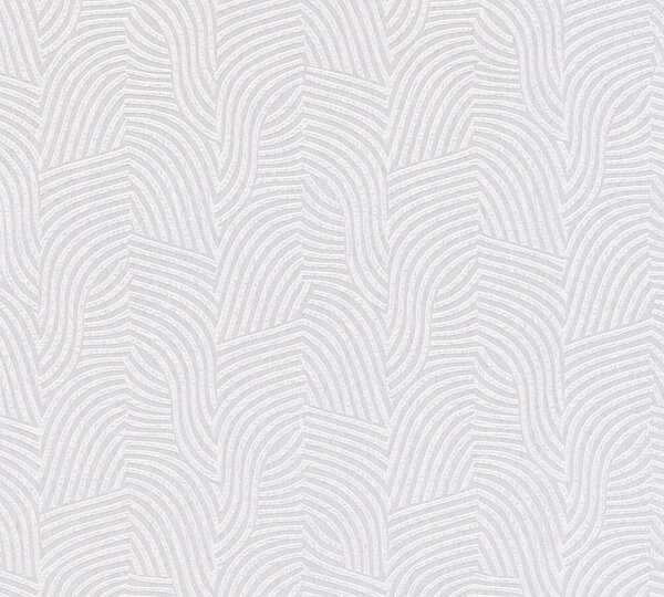 A.S. Création | Vliesová tapeta na zeď Daniel Hechter 78153-4 | 0,53 x 10,05 m | krémová, šedá, metalická