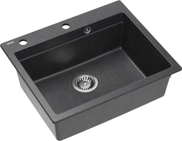 Quadron Kurt 110 dřez graniteq 59.5x50 cm černá HCQK5052CZK
