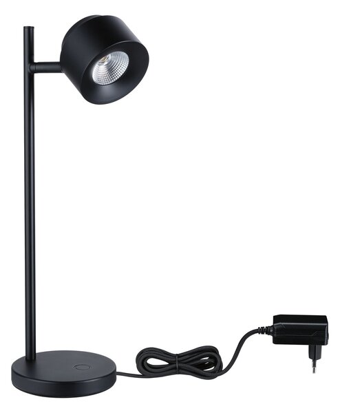 Paulmann 79777 Puric Pane, moderní stolní lampa s nastavitelnými reflektory, 1x5,5 LED 2700K tříkrokové stmívání, výška 40cm
