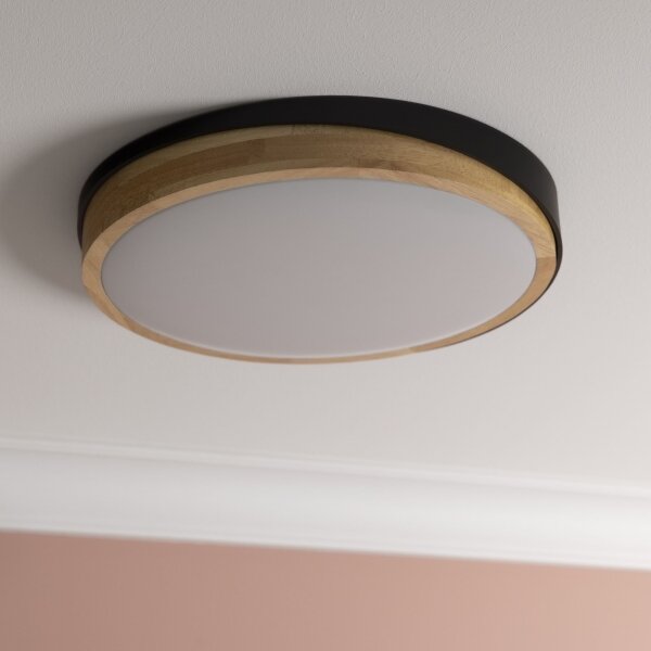 Brilliant - LED Stm stropní svítidlo BAARLO LED/24W/230V pr. 35 cm černá