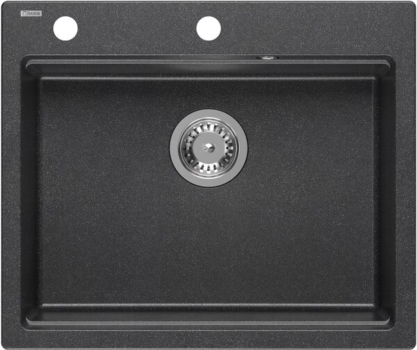 Quadron Kurt 110 dřez graniteq 59.5x50 cm černá HCQK5052CZK